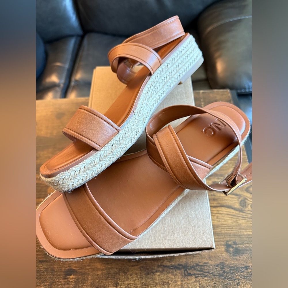 INC Tan Espadrilles